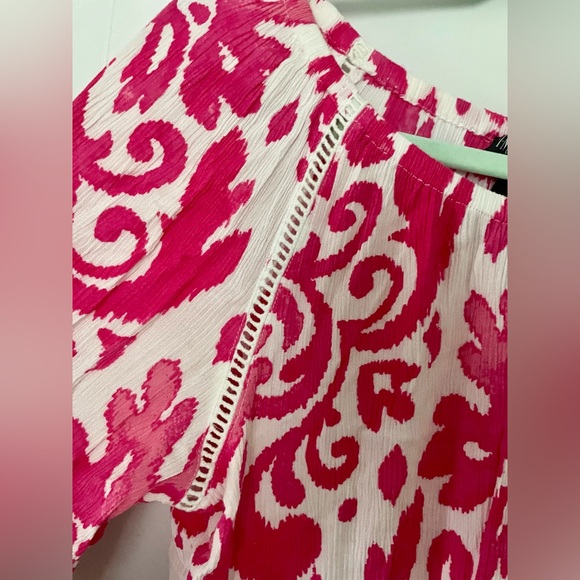 INC International Concepts Blouson-Sleeve Peasant Top - Picture 6 of 12